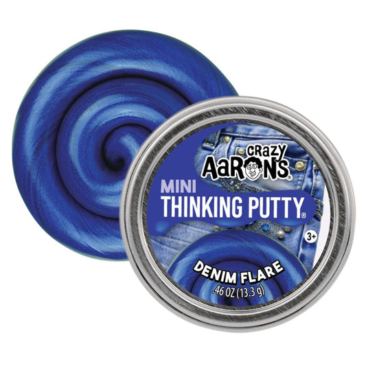Crazy Aaron's Thinking Putty Denim Flare Mini Tin