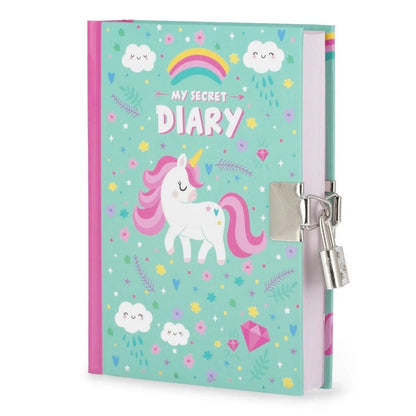 Legami Secret Diary With Lock & Key Unicorn