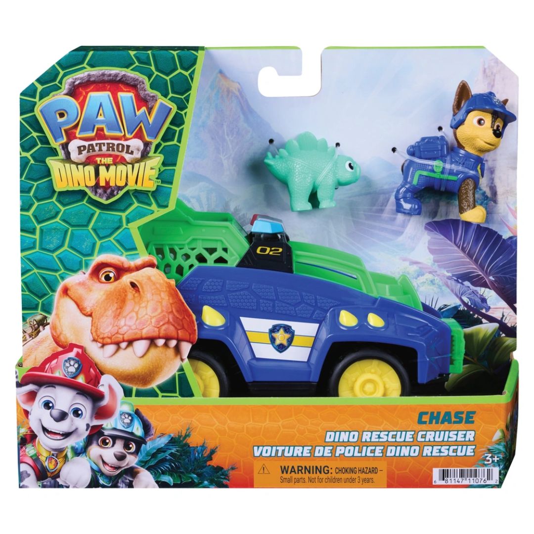 Paw Patrol The Dino Movie Chase With Dino Rescue Cruiser