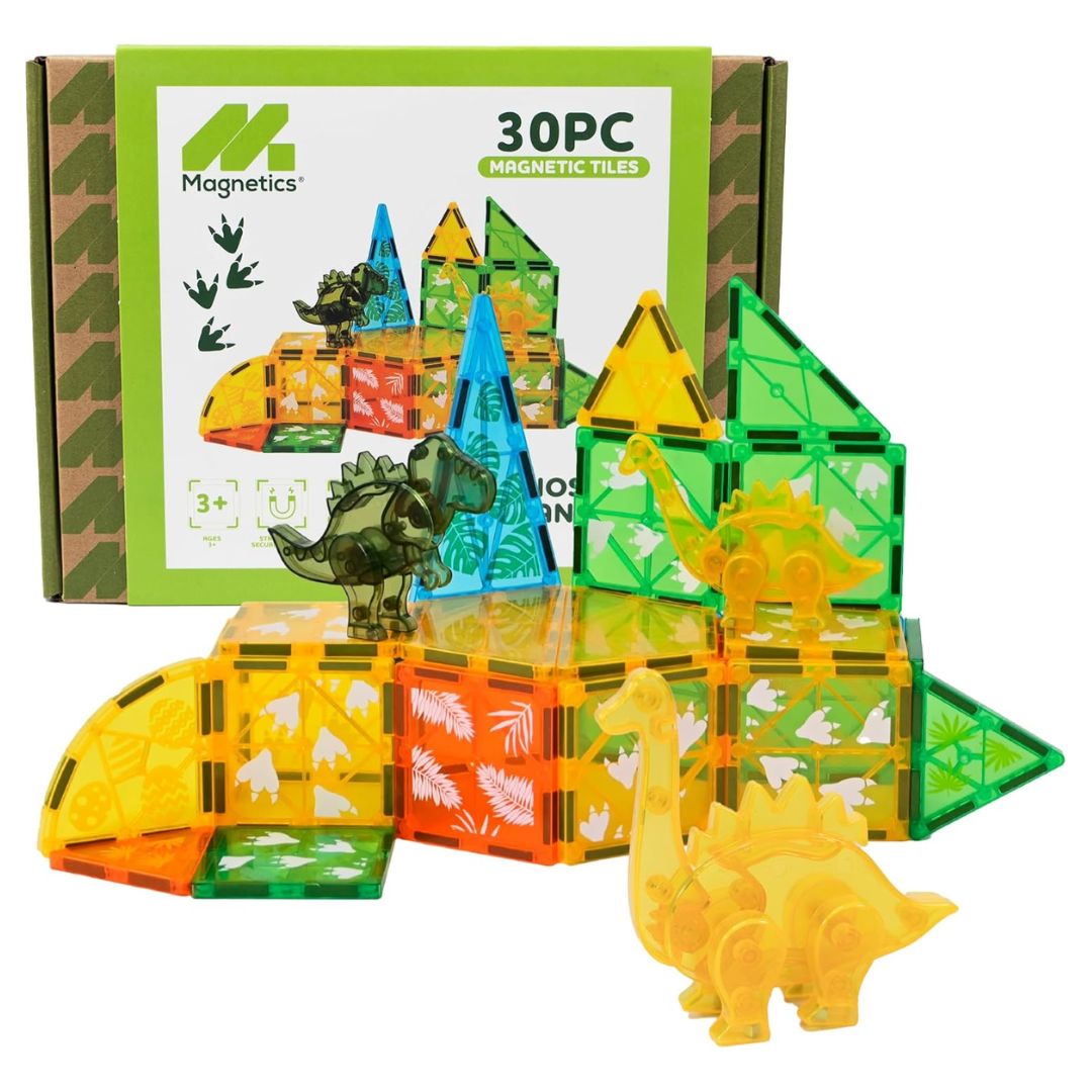Magnetics Magnetic Tiles Dinosaur Expansion Set