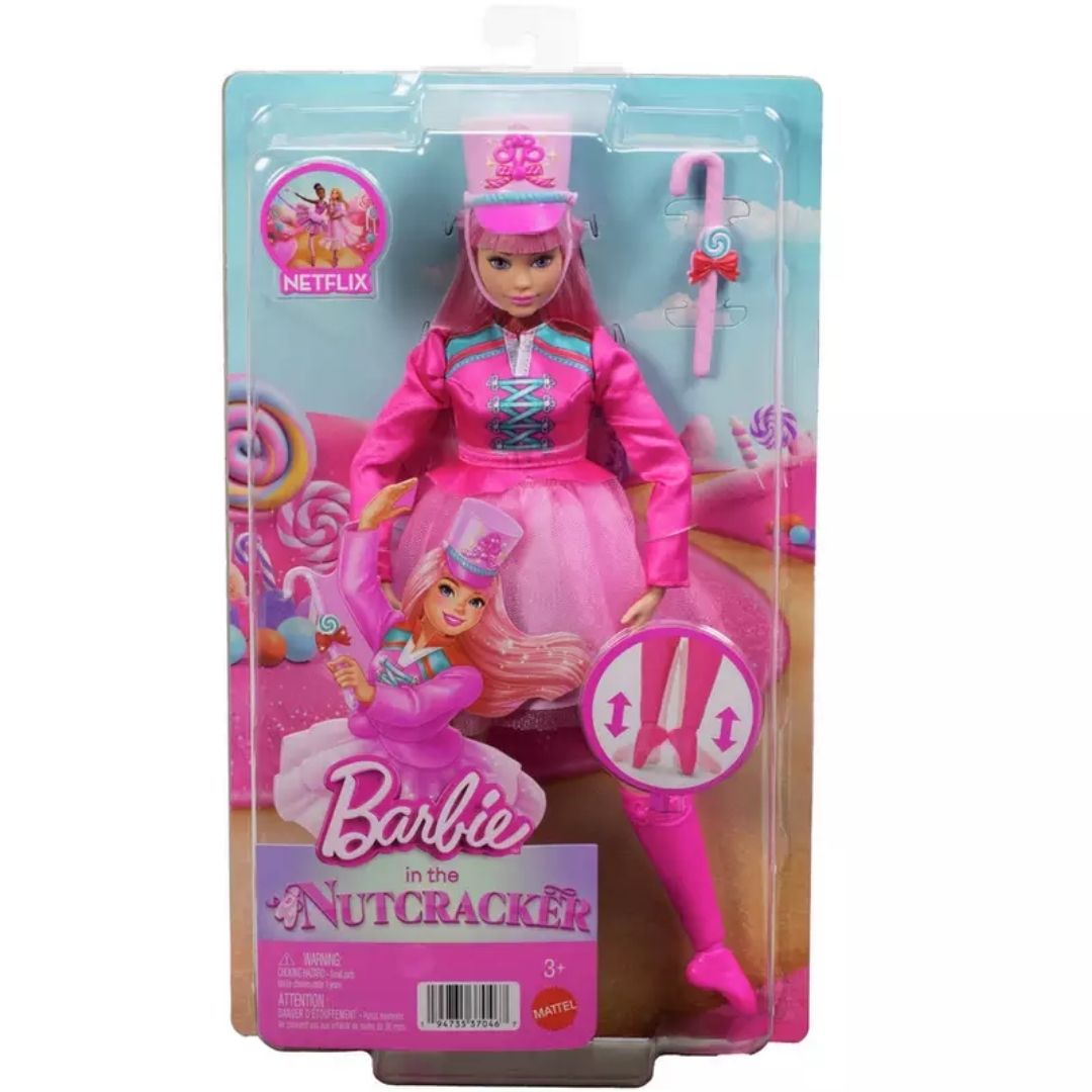 Barbie in the Nutcracker Daisy Ballerina Doll with Candy Cane Baton