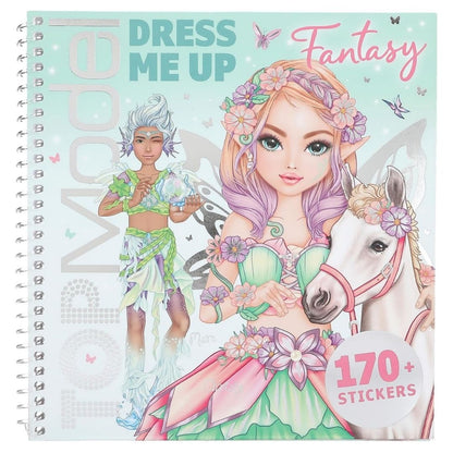 Top Model Sticker Book Dress Me Up Fantasy