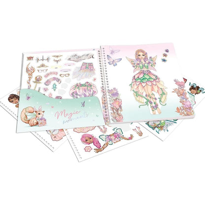 Top Model Sticker Book Dress Me Up Fantasy