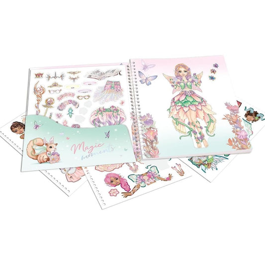 Top Model Sticker Book Dress Me Up Fantasy