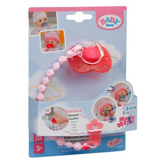 Baby Born Doll Dummy with Clip Red
