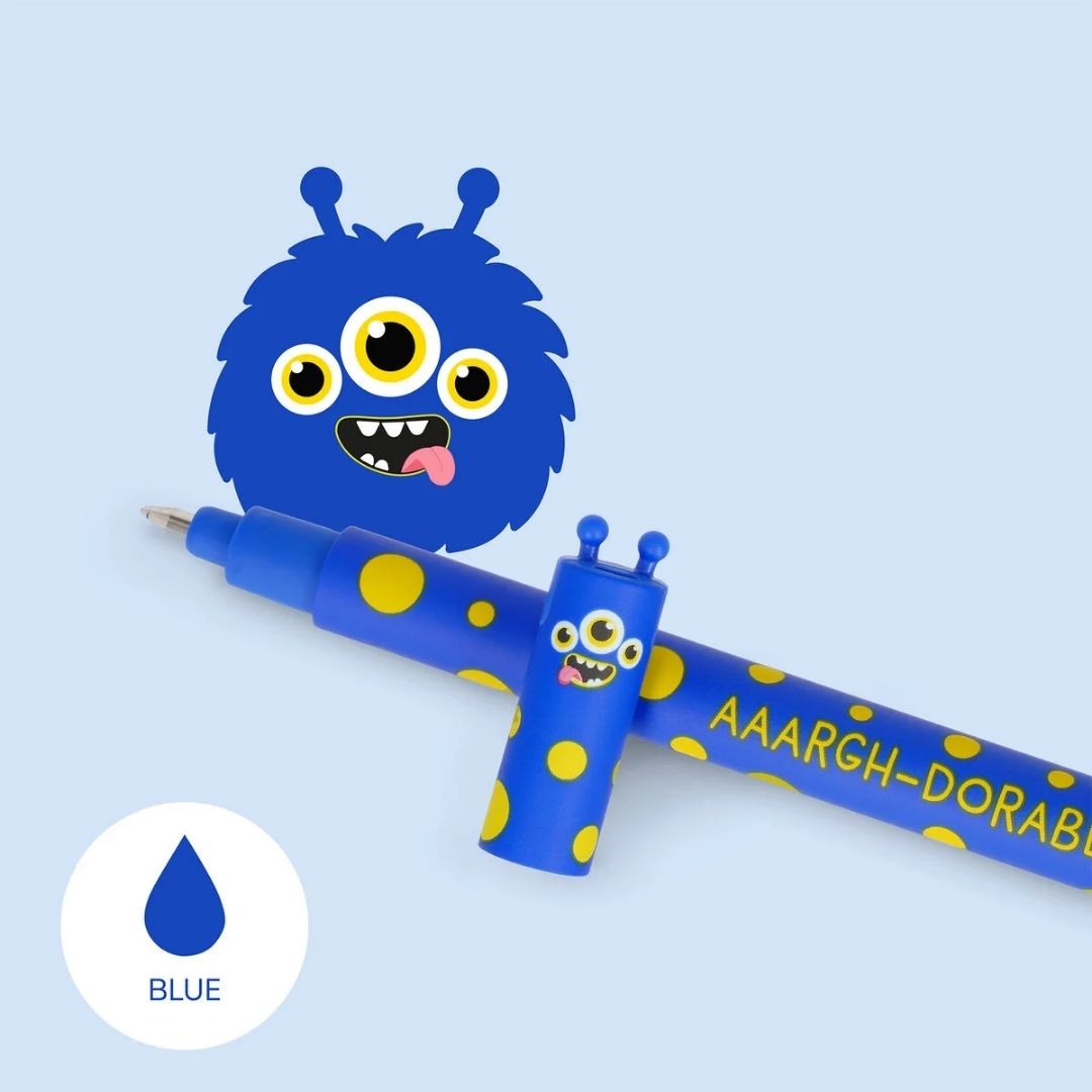 Legami Erasable Gel Pen Monster