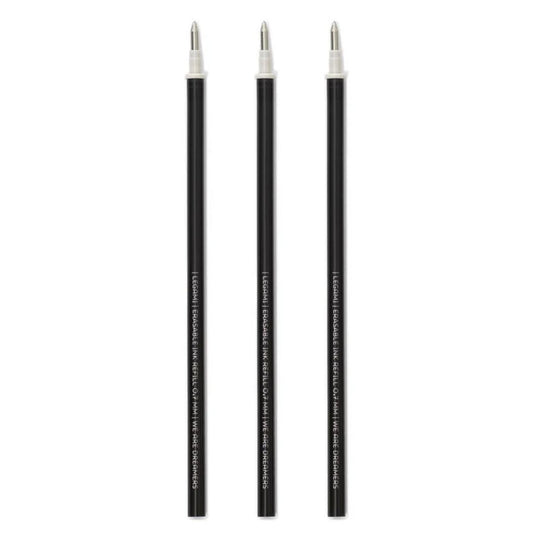 Legami Erasable Gel Pen Black Ink Refills
