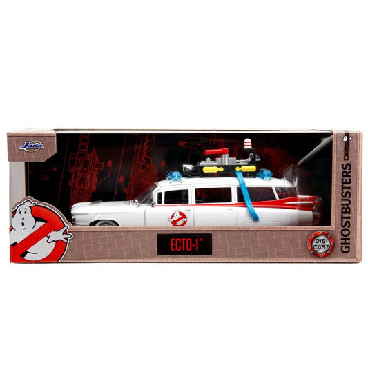Ecto 1 Ghostbusters Cadillac Ambulance - White 1/24