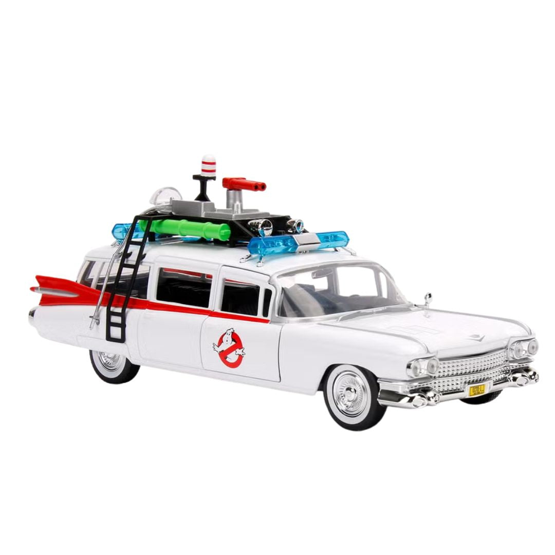 Ecto 1 Ghostbusters Cadillac Ambulance - White 1/24