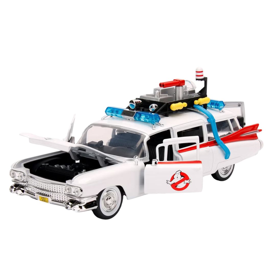 Ecto 1 Ghostbusters Cadillac Ambulance - White 1/24