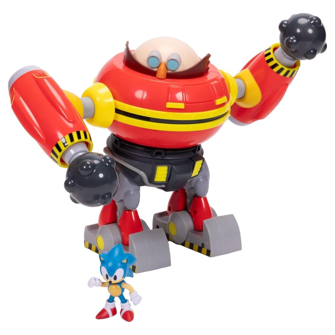 Sonic The Hedgehog Hammer Egg Robot and Sonic