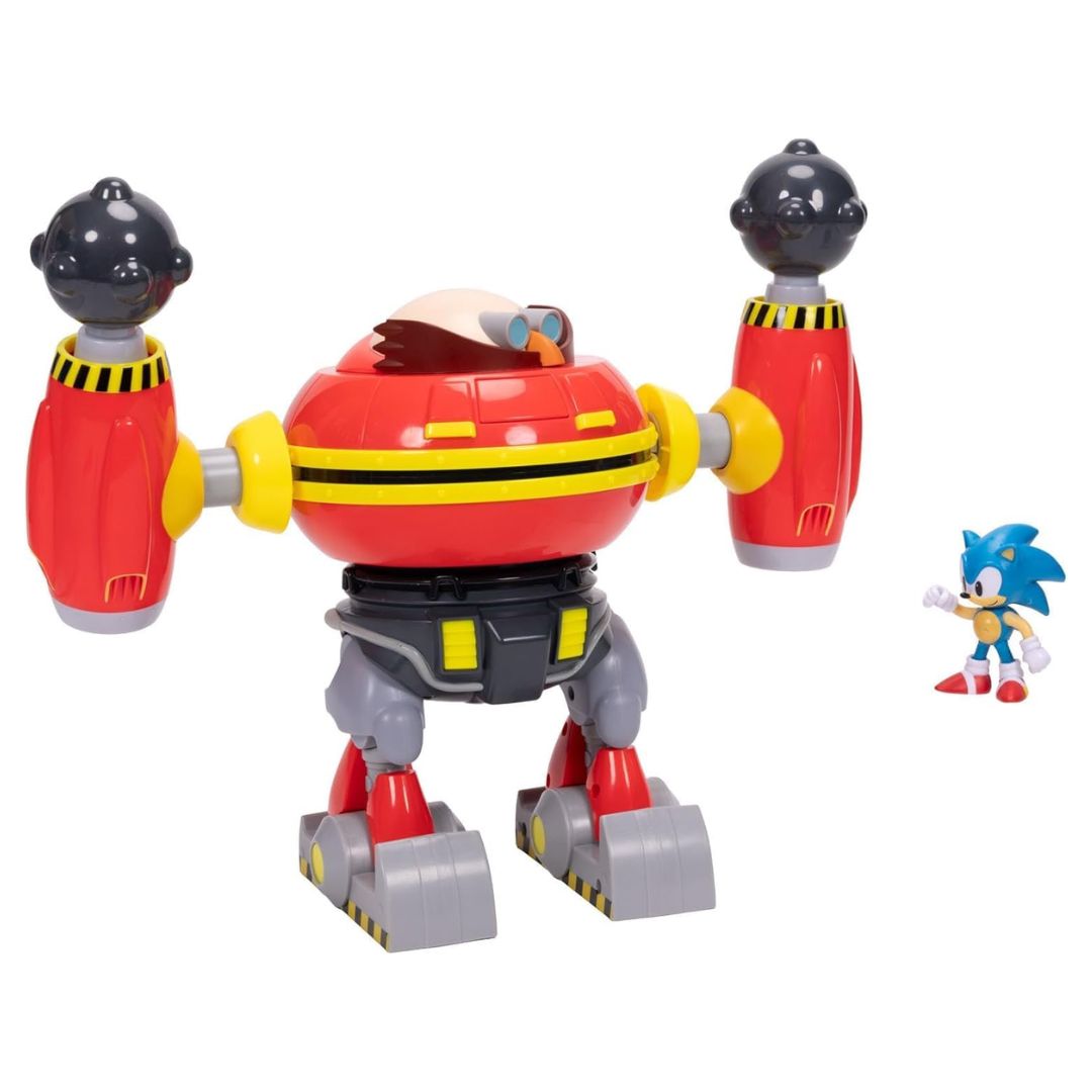 Sonic The Hedgehog Hammer Egg Robot and Sonic