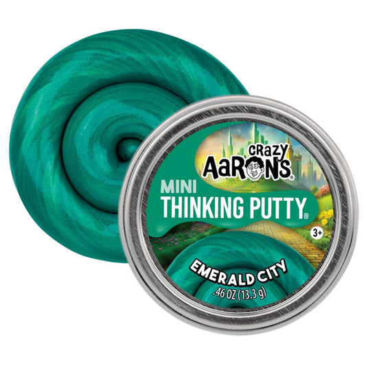 Crazy Aaron's Thinking Putty Emerald City Mini Tin