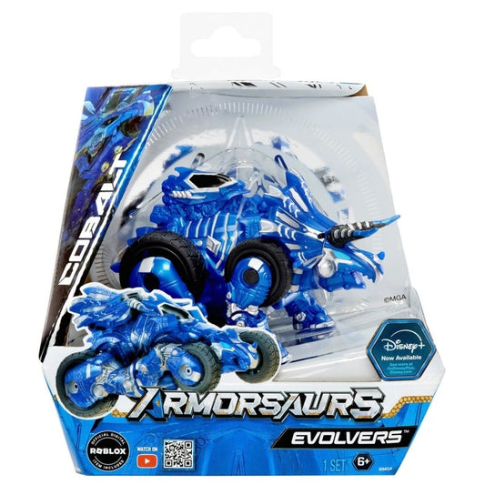 Armorsaurs Evolvers Transforming Cobalt Triceratops
