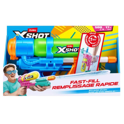 X Shot Fast Fill 80's Super Splash Blue