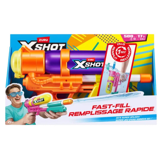 X Shot Fast Fill 80's Super Splash Orange