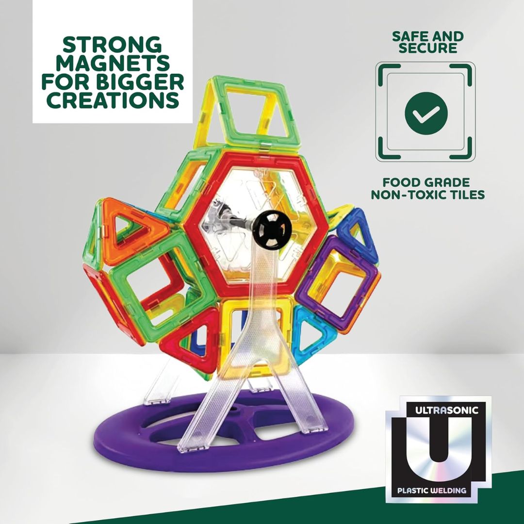 Magnetics Magnetic Tiles Ferris Wheel Expansion Set