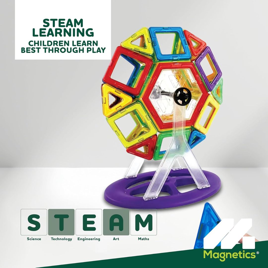 Magnetics Magnetic Tiles Ferris Wheel Expansion Set