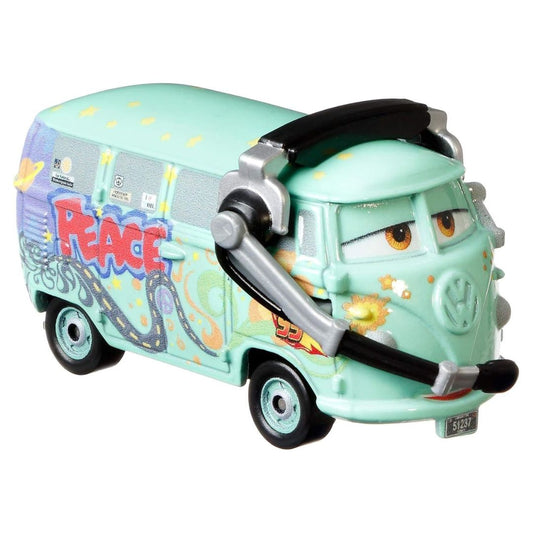 Disney Pixar Cars 1:55 Die Cast - Rage Team Fillmore With Headset