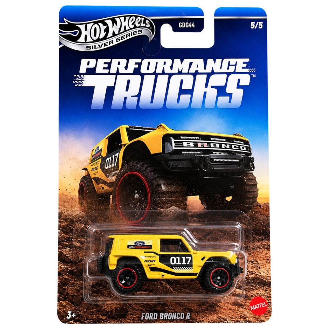 Hot Wheels Silver Series Performance Trucks Ford Bronco R
