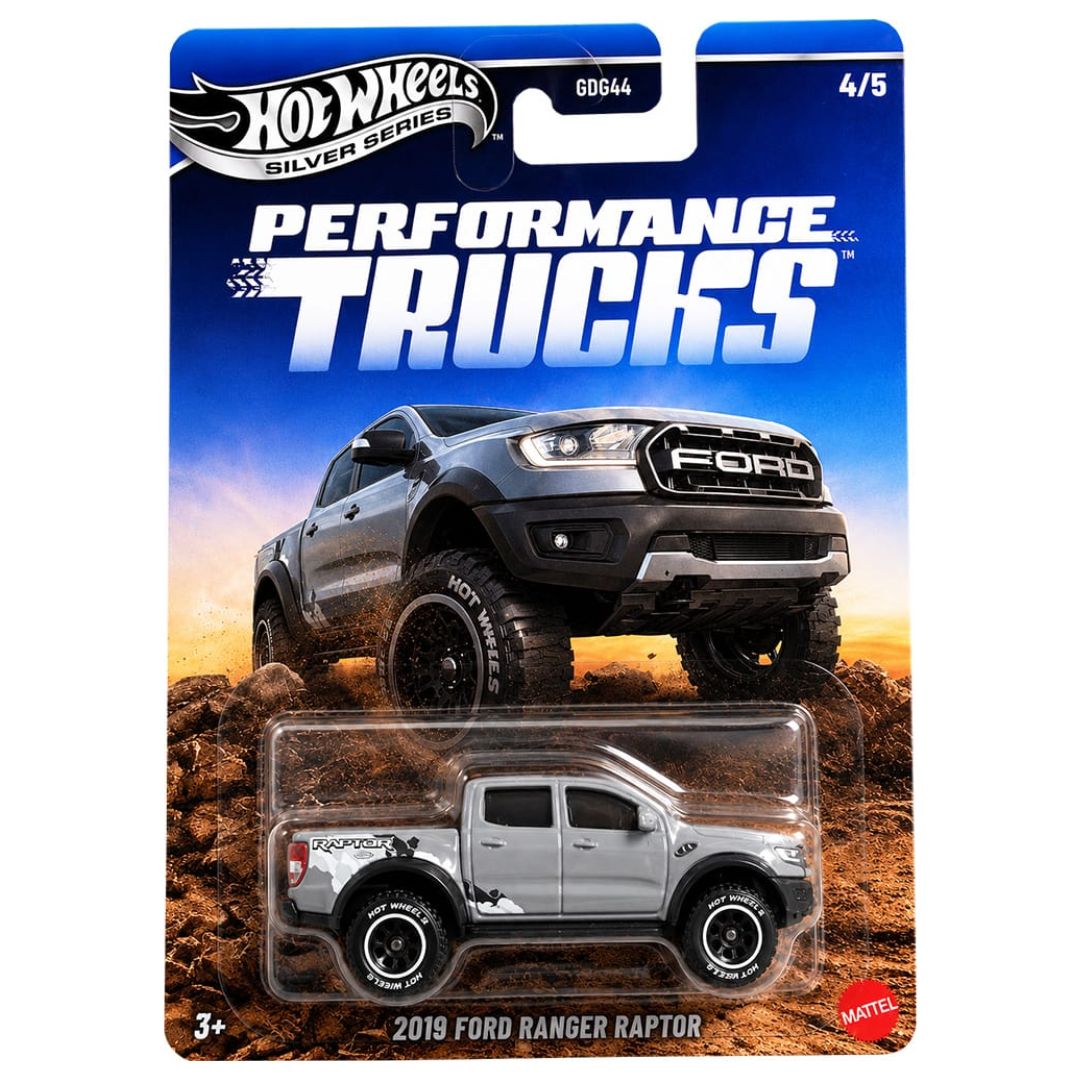 Hot Wheels Silver Series Performance Trucks 2019 Ford Ranger Raptor