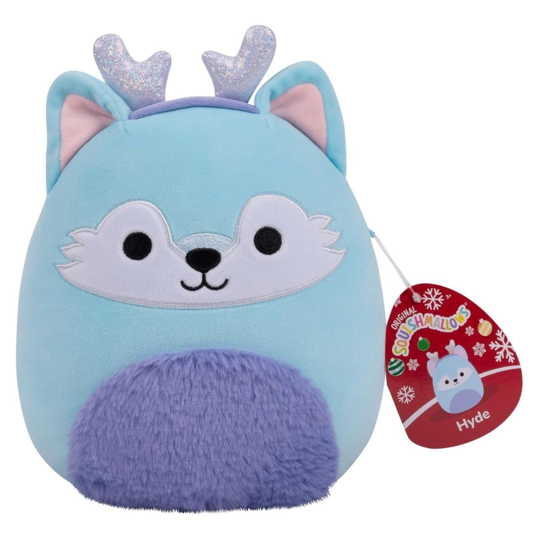 Squishmallows Festive 7.5" Plush Hyde the Blue Wolf