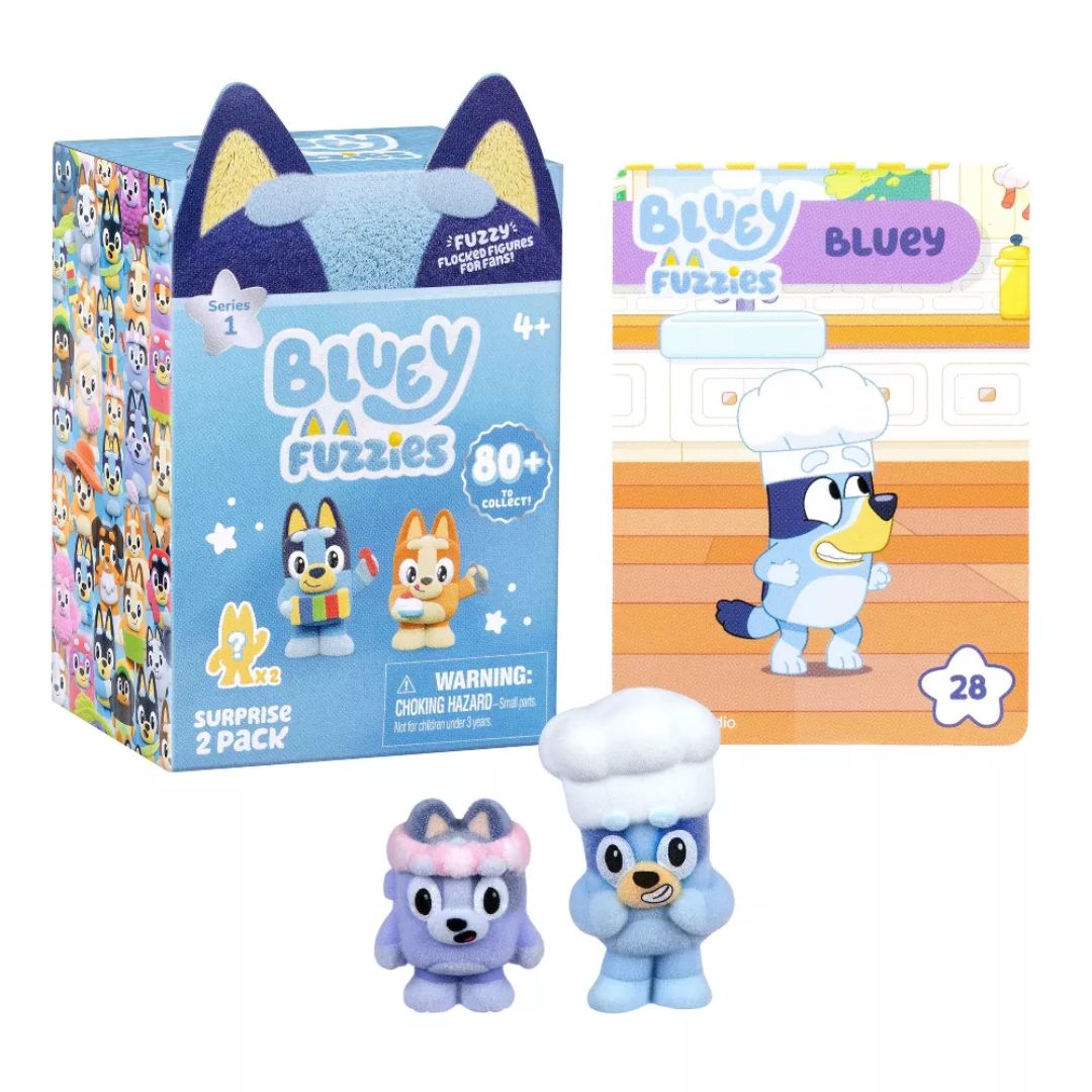 Bluey Fuzzies Suprise Figure 2 Pack