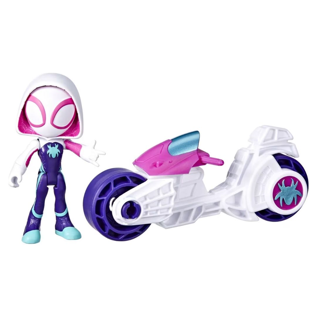 Marvel Spidey And His Amazing Friends Motorcycle Ghost Spider