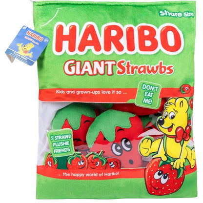 Haribo Snack Bag Plush Giant Strawbs