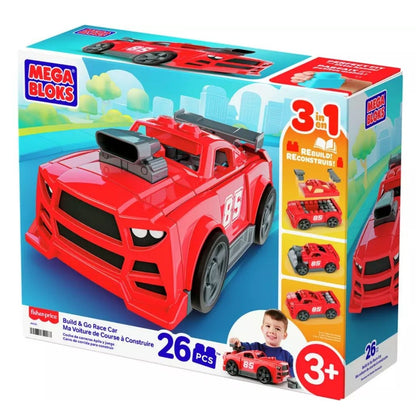 Mega Bloks Build & Go Race Car