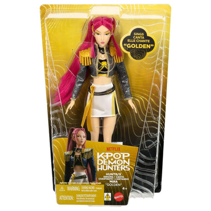 KPop Demon Hunters Huntr/X Singing Mira "Golden" Doll
