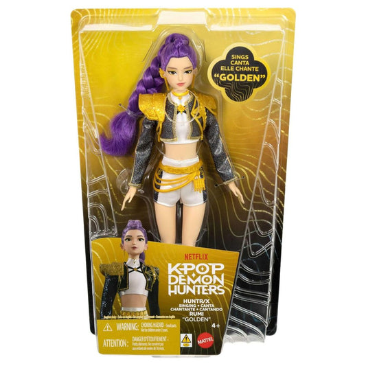 KPop Demon Hunters Huntr/X Singing Rumi "Golden" Doll