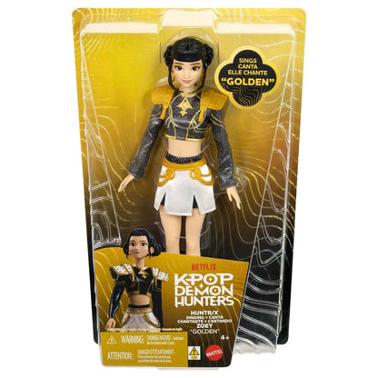 KPop Demon Hunters Huntr/X Singing Zoey "Golden" Doll