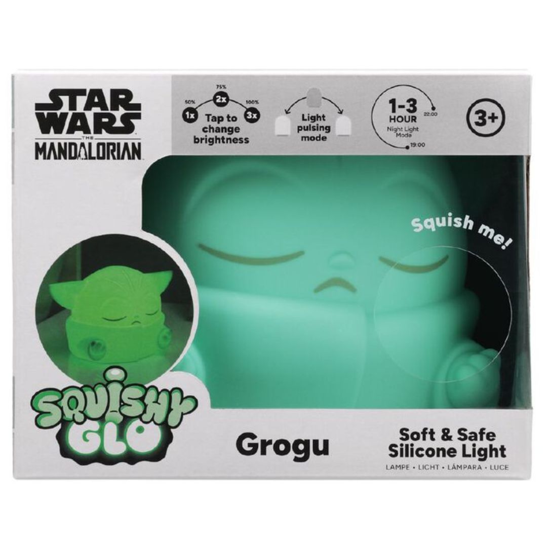 The Mandalorian Grogu SquishyGlo Desk Lamp