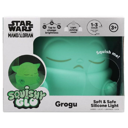 The Mandalorian Grogu SquishyGlo Desk Lamp