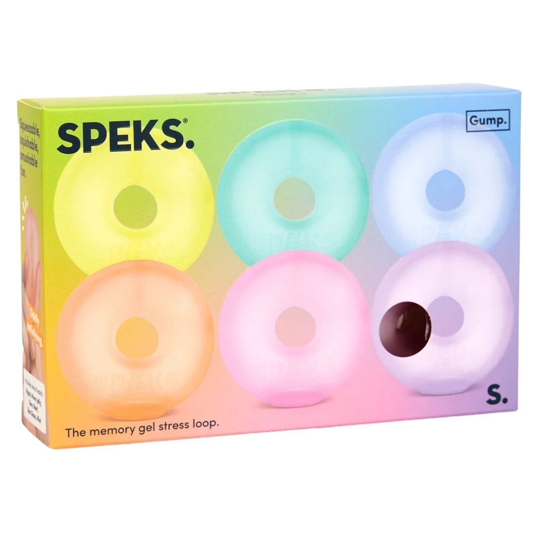 Speks. Gump Memory Gel Stress Balls - Mini Loop 6 Pack