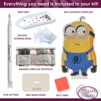 Crystal Art Buddies Series 8 Minions - Gus