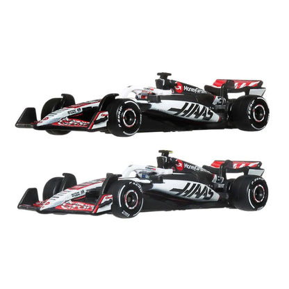 Hot Wheels Premium 2025 Formula 1 MoneyGram Haas F1 Team 2-Pack