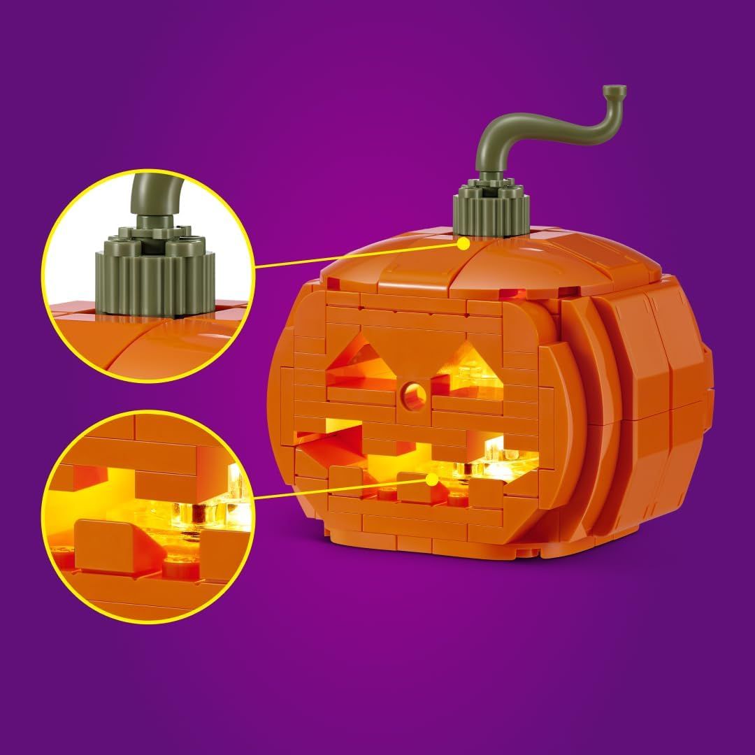 Zuru MAX Premium LED Halloween Jack-O’-Lantern - Happy