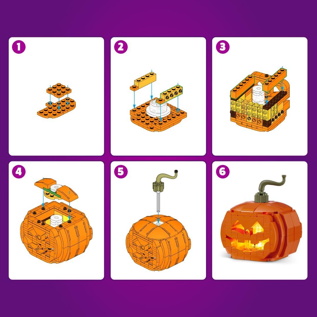 Zuru MAX Premium LED Halloween Jack-O’-Lantern - Happy