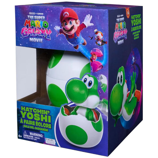 Nintendo The Super Mario Galaxy Movie: Hatchin' Yoshi Interactive Toy Egg