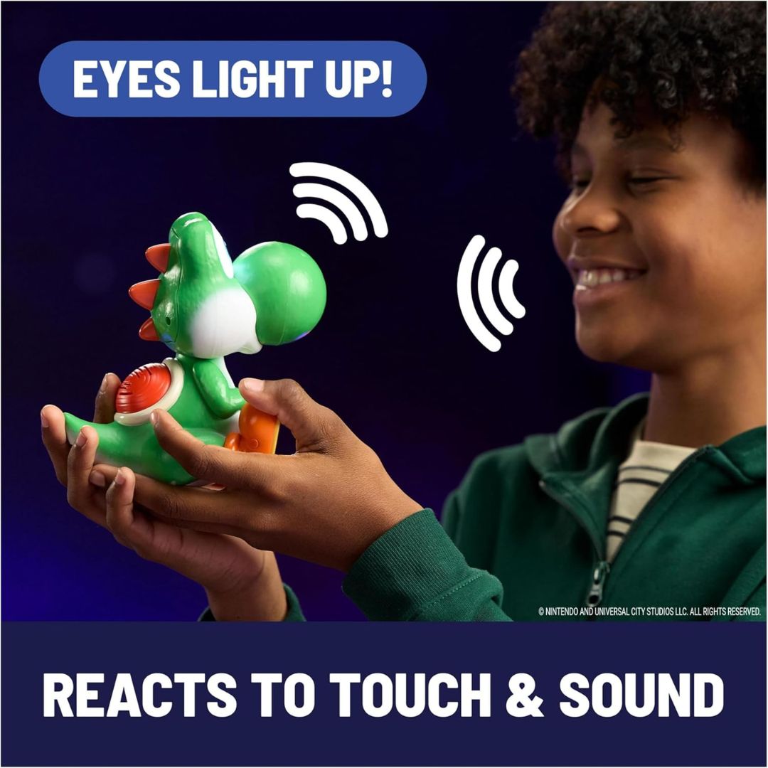 Nintendo The Super Mario Galaxy Movie: Hatchin' Yoshi Interactive Toy Egg
