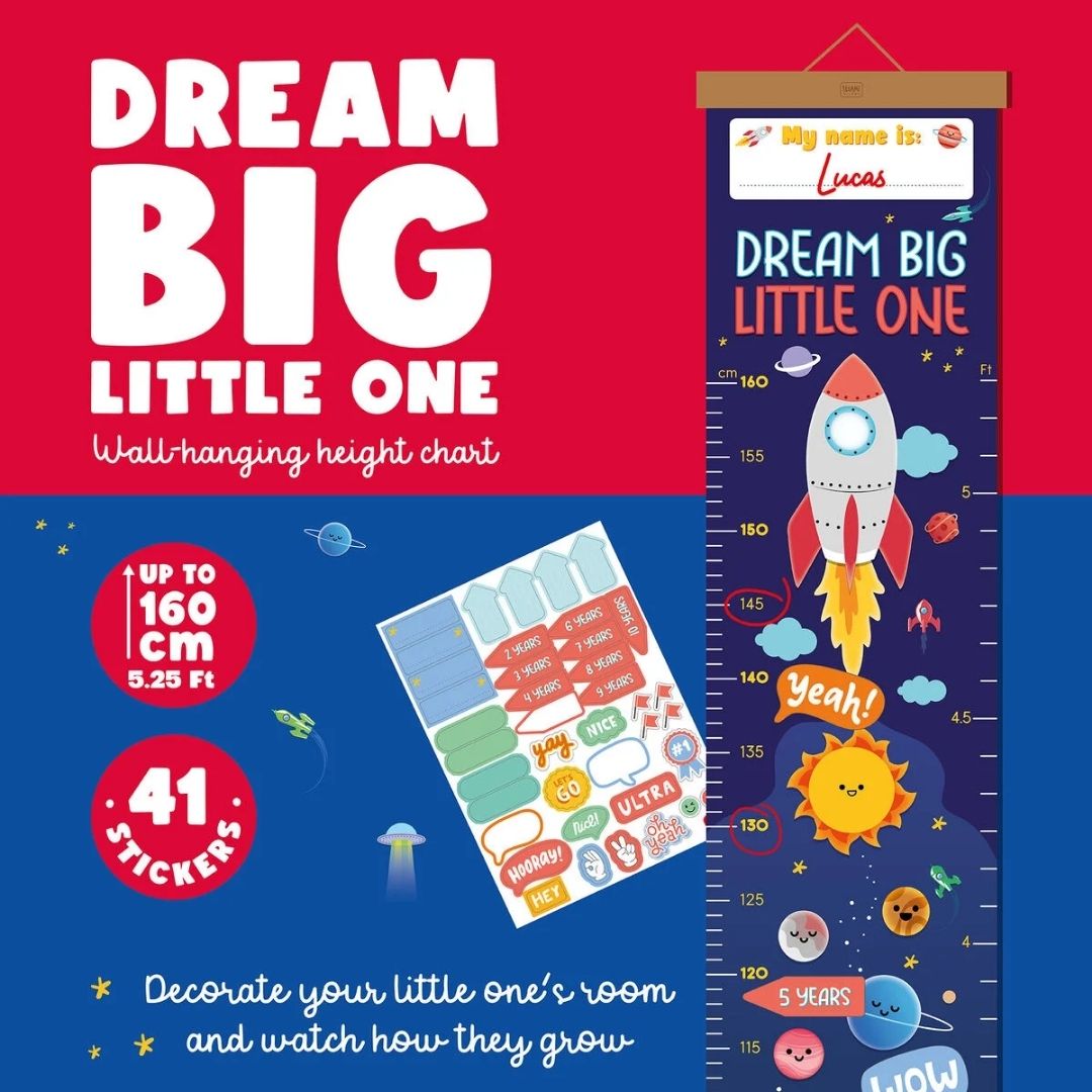 Legami Wall-Hanging Height Chart Space