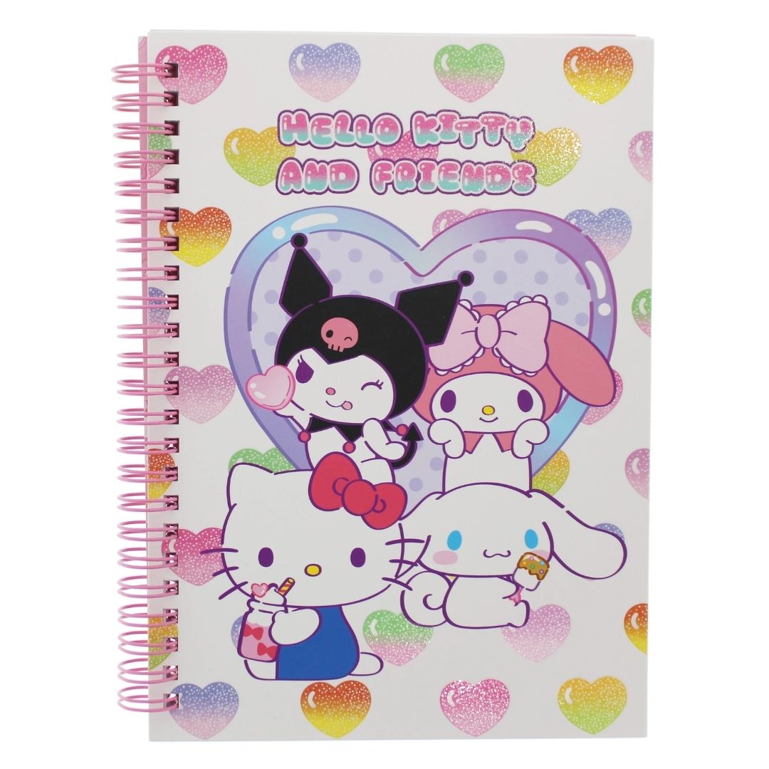 Hello Kitty and Friends A5 Spiral Notebook