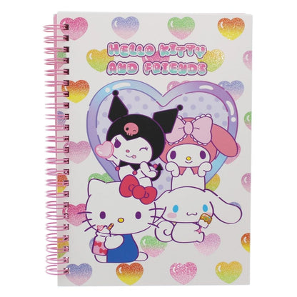 Hello Kitty and Friends A5 Spiral Notebook