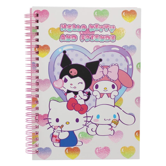 Hello Kitty and Friends A5 Spiral Notebook