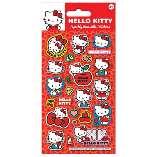 Sparkly Character Sticker Pack - Hello Kitty