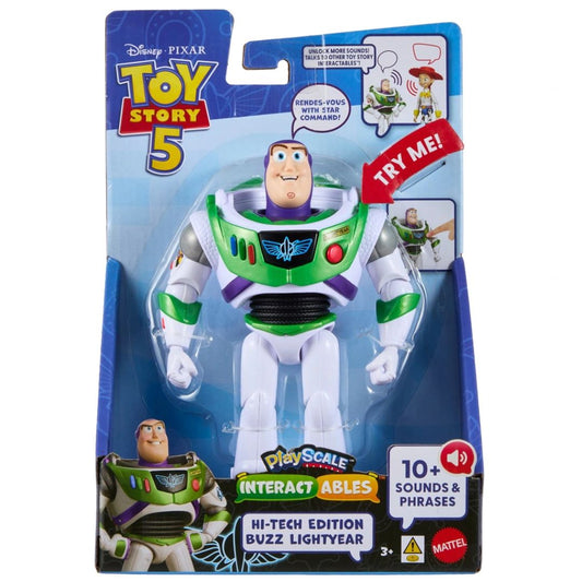 Disney Pixar Toy Story 5 Interactables Figure Hi-Tech Edition Buzz Lightyear