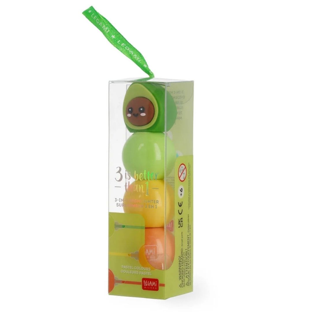 Legami 3-in-1 Highlighter Avocado