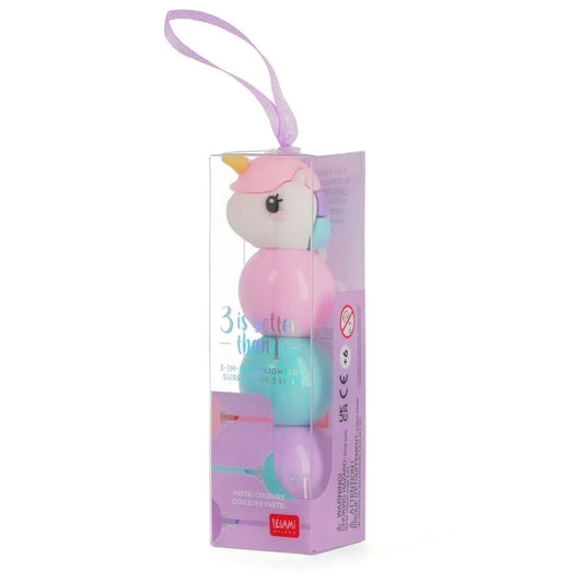 Legami 3-in-1 Highlighter Unicorn